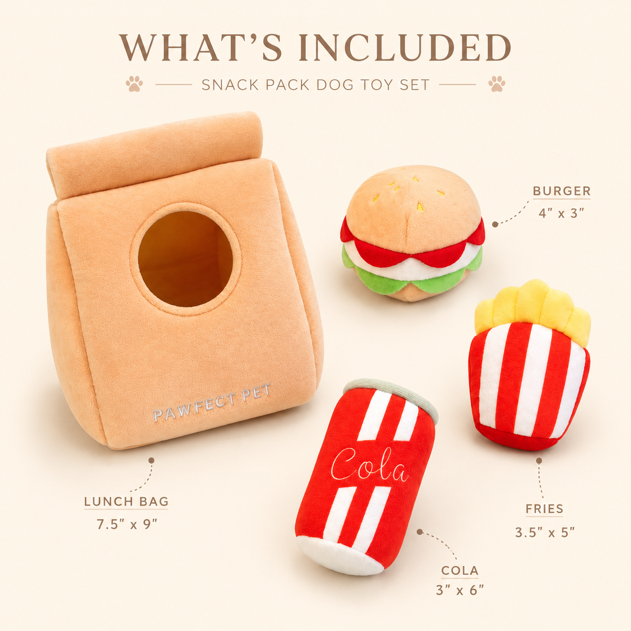 Blu's Snack Pack - 4-Piece Interactive Dog Toy Set